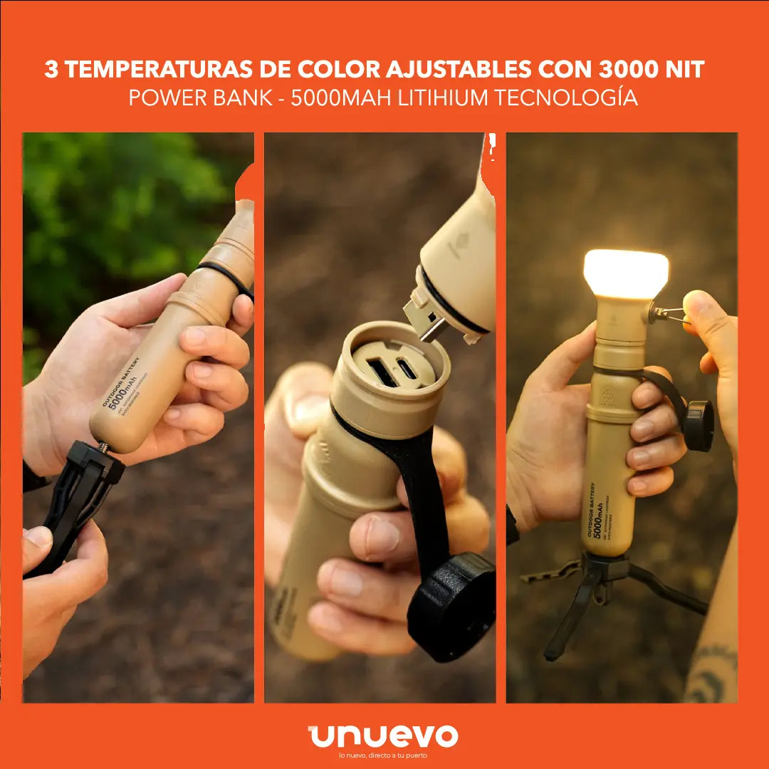 NESTOUT portable power charger (5000mAh/3A/C X 1+A X 1)