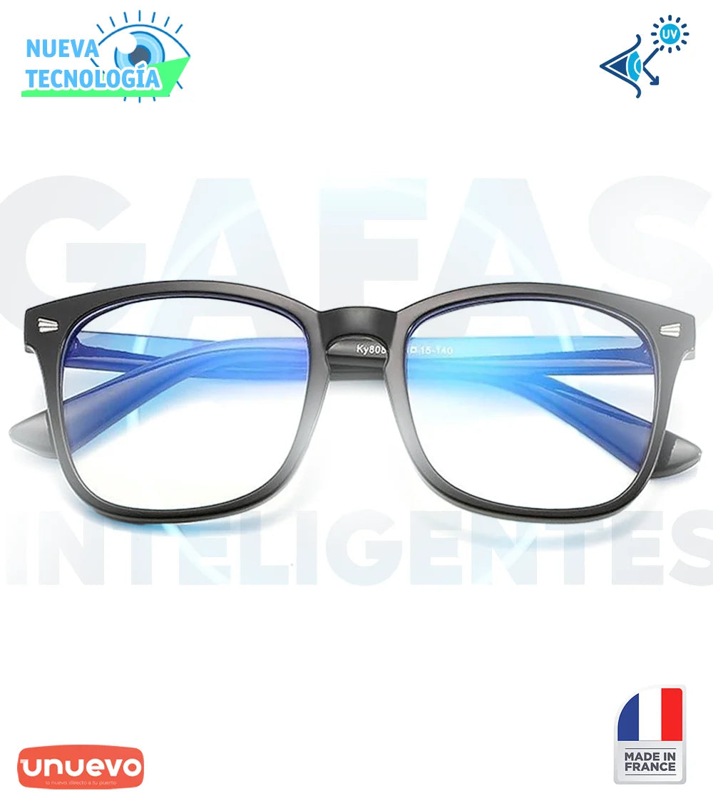 Gafas autoajustables con graduación automática para cada ojo de 0,5 a 5 grados que se oscurecen con el sol